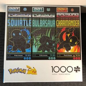 Buffalo Games Puzzle - Pokemon Starters 1000 Piece Puzzle Complete